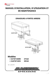 Kersten Magnum S575P HDRV Manuel D'installation, D'utilisation Et De Maintenance