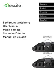 excite iSpectrum+ Mode D'emploi