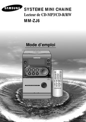 Samsung MM-ZJ6 Mode D'emploi