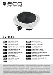 ECG EV 1510 Mode D'emploi