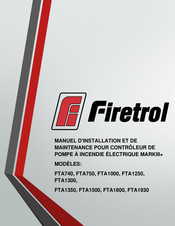 Firetrol FTA1000 Manuel D'installation Et De Maintenance