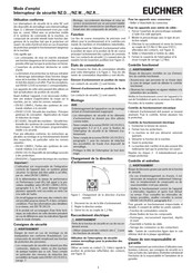 Euchner NZ.D Série Mode D'emploi