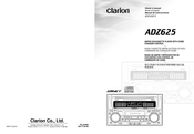 Clarion ADZ625 Mode D'emploi