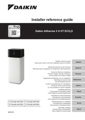 Daikin Altherma 3 H HT ECH2O ETSHB16P50D Guide De Référence Installateur