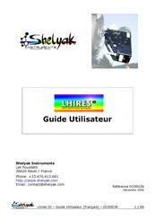 shelyak LHIRES III Guide Utilisateur