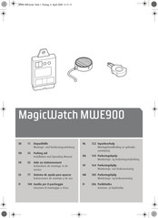 Waeco MagicWatch MWE900 Instructions De Montage Et De Service