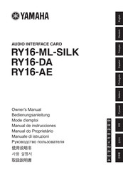 Yamaha RY16-ML-SILK Mode D'emploi