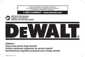 DeWalt DWE4011 Guide D'utilisation