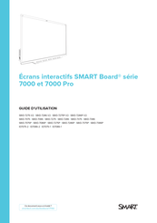 SMART SMART Board 7000 Pro Série Guide D'utilisation