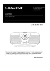 Magnasonic MCD3968 Guide D'utilisation