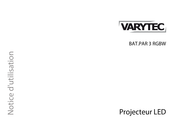 Varytec BAT.PAR 3 RGBW Notice D'utilisation