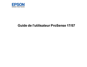Epson ProSense 17/57 Guide De L'utilisateur