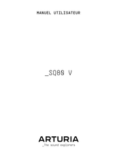 Arturia SQ80 V Manuel Utilisateur