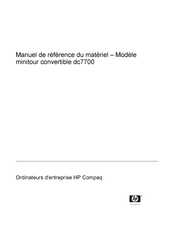 HP Compaq DC700 Manuel De Référence Du Matériel