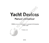 Yacht Devices NMEA 2000 Manuel Utilisateur