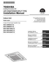 Toshiba RAV-SM1404UT-E Manuel D'installation
