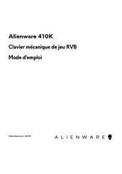 Alienware AW410K Mode D'emploi