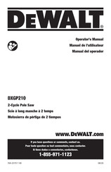 DeWalt DXGP210 Manuel De L'utilisateur