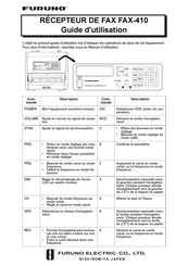 Furuno FAX-410 Guide D'utilisation