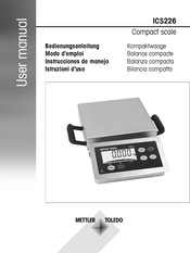 Mettler Toledo ICS226 Mode D'emploi