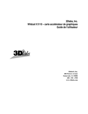 3Dlabs Wildcat II 5110 Guide De L'utilisateur