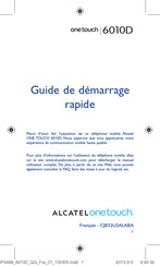 Alcatel Onetouch 6010D Guide De Démarrage Rapide