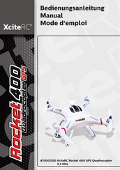 XciteRC Rocket 400 GPS Mode D'emploi