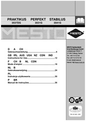 Mesto PRAKTIKUS 3537DG Mode D'emploi