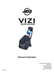 ADJ VIZI Scan LED PRO Manuel D'utilisation