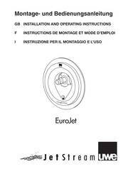 UWE JetStream Eurojet Instructions De Montage Et Mode D'emploi