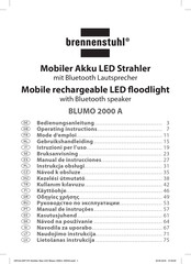 brennenstuhl BLUMO 2000 A Mode D'emploi