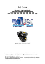 WilTec LIFAN 92408 Mode D'emploi