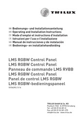 Trilux LMS RGBW Mode D'emploi Et Instructions D'installation