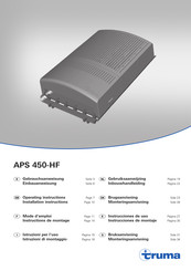 Truma APS 450-HF Mode D'emploi / Instructions De Montage