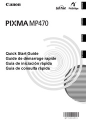 Canon PIXMA MP470 Guide De Démarrage Rapide