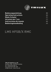 Trilux LMS HFSB/X RMC Mode D'emploi