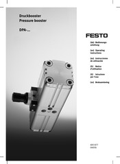 Festo DPA-63-16 Notice D'utilisation