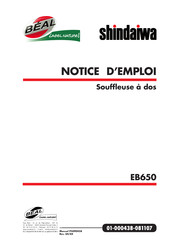 Shindaiwa EB650 Notice D'emploi