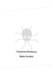 Yoctopuce YoctoHub-Wireless-g Mode D'emploi