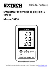 Extech Instruments SD750 Manuel De L'utilisateur