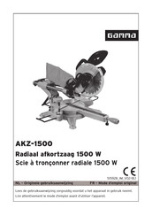 Gamma AKZ-1500 Mode D'emploi Original