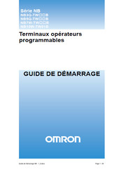 Omron NB10Q-TW 1B Série Guide De Démarrage