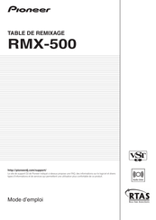 Pioneer RMX-500 Mode D'emploi