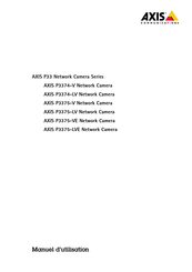 Axis Communications P3375-LVE Manuel D'utilisation