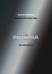 Insignia NS-39E340A13 Guide De L'utilisateur