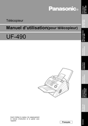 Panasonic UF-490 Manuel D'utilisation