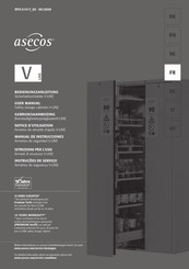 asecos V90.196.081.VDAC Notice D'utilisation