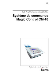 Gema Magic Control CM-10 Mode D'emploi Et Liste Des Pièces Détachées