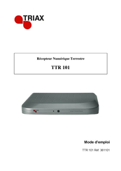 Triax TTR 101 Mode D'emploi