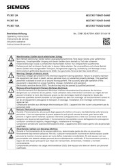 Siemens PS 307 2A Instructions De Service